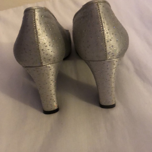 Nina High Heels silver with sparkles - Picture 3 of 5